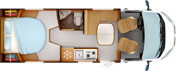 Day layout RAPIDO C50