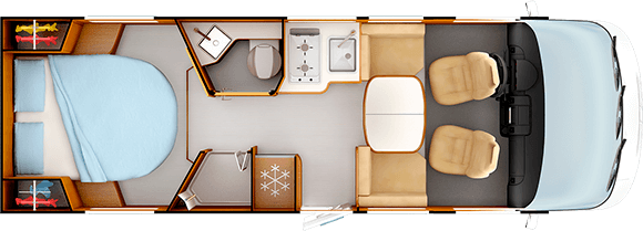 Day layout RAPIDO C86i