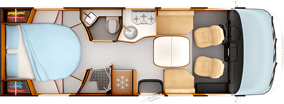 Day layout RAPIDO i96M