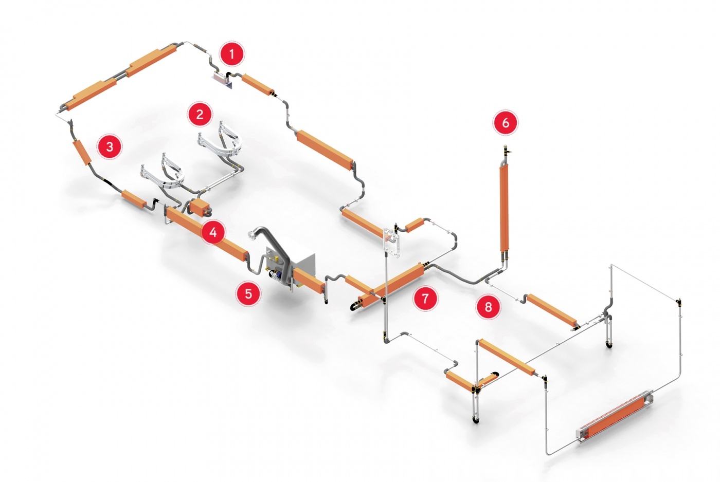 Diagrams and fittings differ depending on the model.