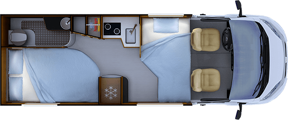 Night layout RAPIDO V62