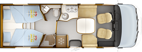 Day layout RAPIDO i66M ALDE