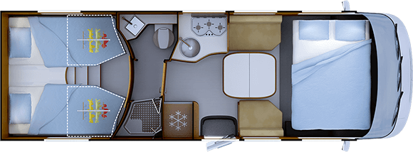 Night layout RAPIDO i66M ALDE